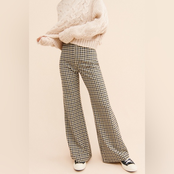 Free People Pants - Free People Plaid Jules Pants